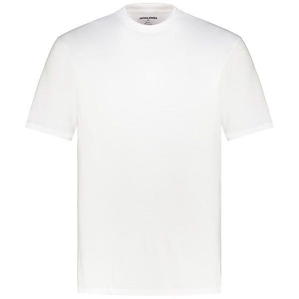 Jack&Jones T-Shirt aus Biobaumwolle Farbe weiß Größe: 4XL günstig online kaufen