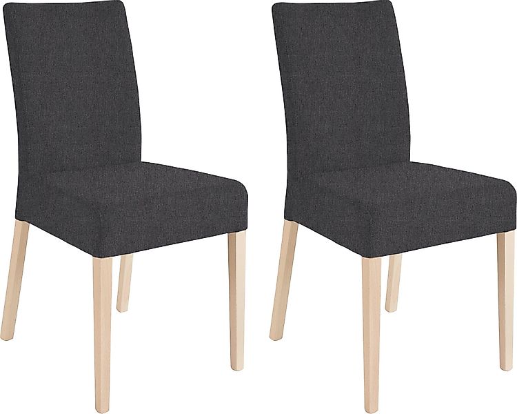 Home affaire 4-Fußstuhl »Umag« (Set) 2 Stk.Sitz und Rücken gepolstert günstig online kaufen