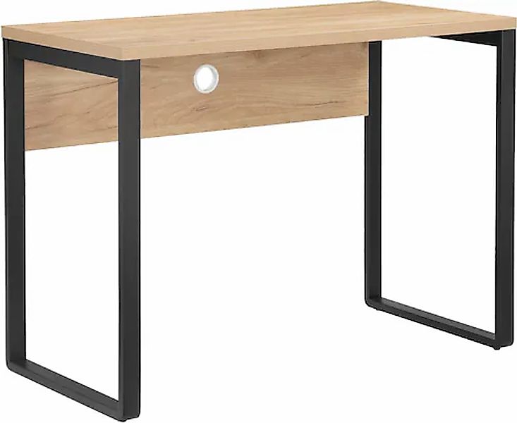 Places of Style Schreibtisch »Moid«, Computertisch, Kabeldurchlass, Metallk günstig online kaufen
