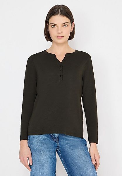 CECIL Langarmshirt aus reiner Baumwolle günstig online kaufen