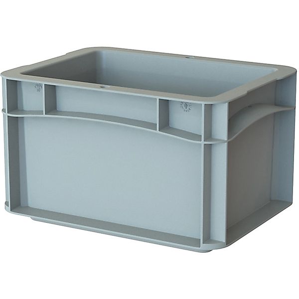 Eurobox-System Box Vollwand 30 x 20 x 17 cm Grau günstig online kaufen