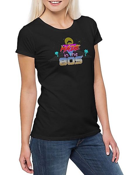 Urban Backwoods Print-Shirt Made In The 80s Damen T-Shirt Attack Decay Sust günstig online kaufen