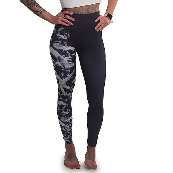 YAKUZA Leggings Graveyard mit mittelhohem Bund und Beintasche günstig online kaufen