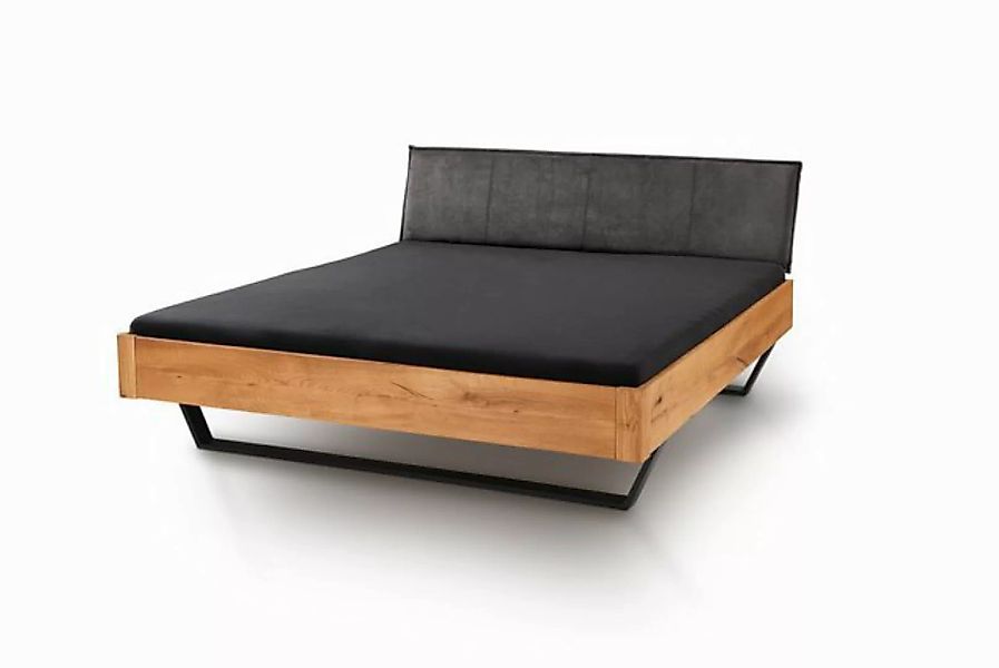 Main Möbel Massivholzbett Doppelbett 'Mona V' 200x200cm Wildeiche geölt günstig online kaufen