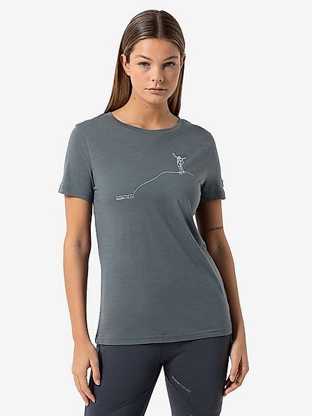 SUPER.NATURAL Print-Shirt Merino T-Shirt W GIPFELGLÜCK günstig online kaufen
