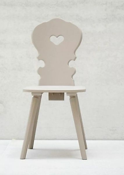 Stuhl VIENNA 2er SET Buche taupe lackiert Sonderpreis günstig online kaufen