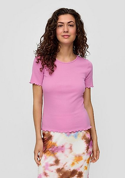 s.Oliver Kurzarmshirt T-Shirt Elastisches T-Shirt im Slim Fit mit Rundhalsa günstig online kaufen
