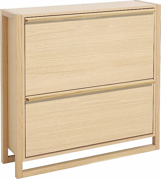 Woodman Schuhkommode "NewEst", Breite 100 cm, mit 2 Klappen, Holzfurnier au günstig online kaufen