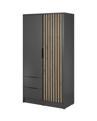 MOEBLO Kleiderschrank JOHN (Latten aus Holz, günstig online kaufen