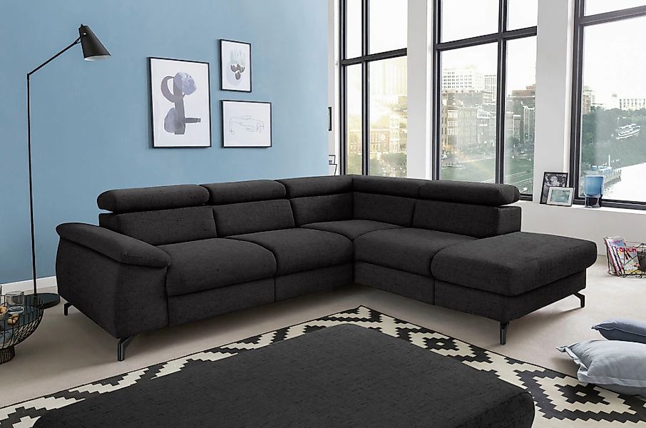 COTTA Polstergarnitur "Komaris L-Form", (Set), Set bestehend aus: Ecksofa m günstig online kaufen