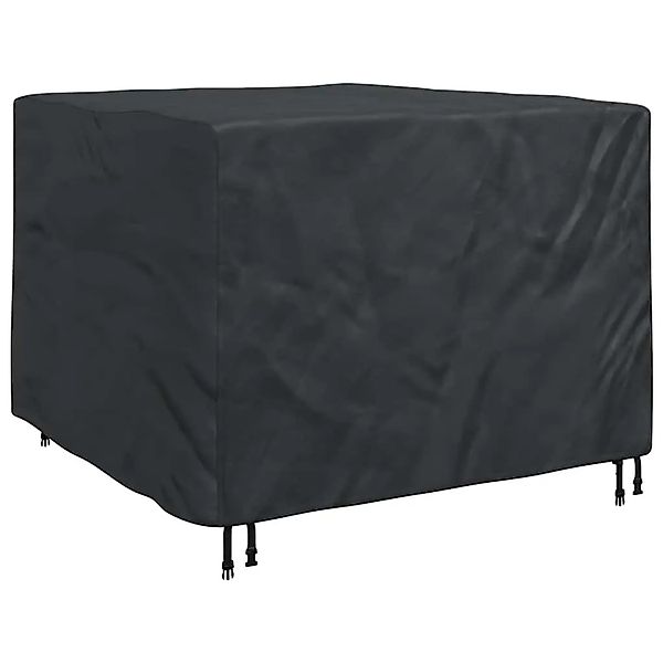 vidaXL Möbelbezug Uni Schwarz 125 x 125 x 74 cm Stoff 4105714 günstig online kaufen