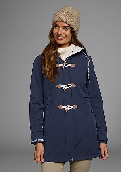 KangaROOS Softshelljacke figurbetonte Passform, normaler Schnitt, mit abneh günstig online kaufen
