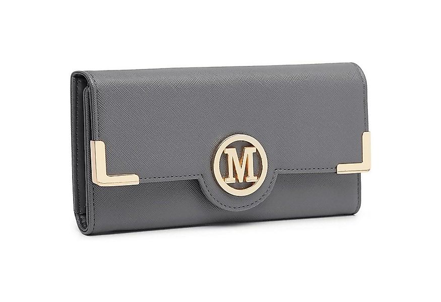 LuxusKollektion Handtasche Damen Geldbörse Lange Portemonnaie PU Leder Brie günstig online kaufen