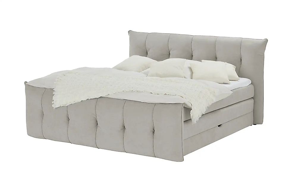 switch Boxspringbett mit Bettkasten Sofia ¦ grau ¦ Maße (cm): B: 164 H: 113 günstig online kaufen