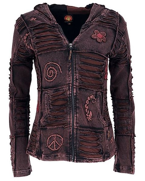 Guru-Shop Langjacke Goa Patchwork Jacke, Boho günstig online kaufen