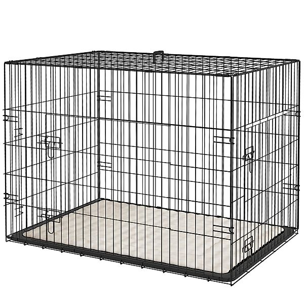 PawHut Hundebox, faltbare Transportbox für Hunde, herausnehmbarer Schale, K günstig online kaufen