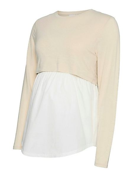 Mamalicious Langarmshirt MLDafni June (1-tlg) Drapiert/gerafft günstig online kaufen