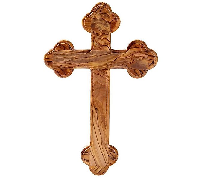 Kassis Geschenkartikel Dekoobjekt Kreuz aus Olivenholz, handgemacht, Kruzif günstig online kaufen