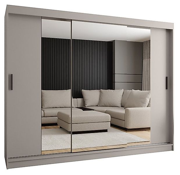 ABIKS MÖBEL Schwebetürenschrank RUBINO T 250 Schlafzimmerschrank mit Schieb günstig online kaufen