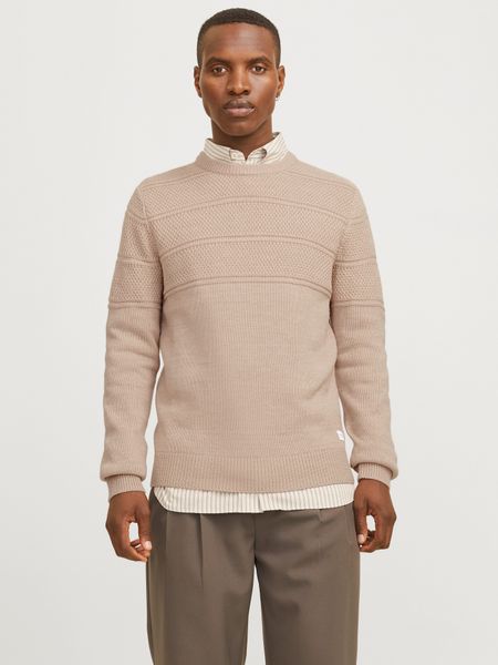 Jack & Jones Rundhalspullover JJJERRY KNIT günstig online kaufen