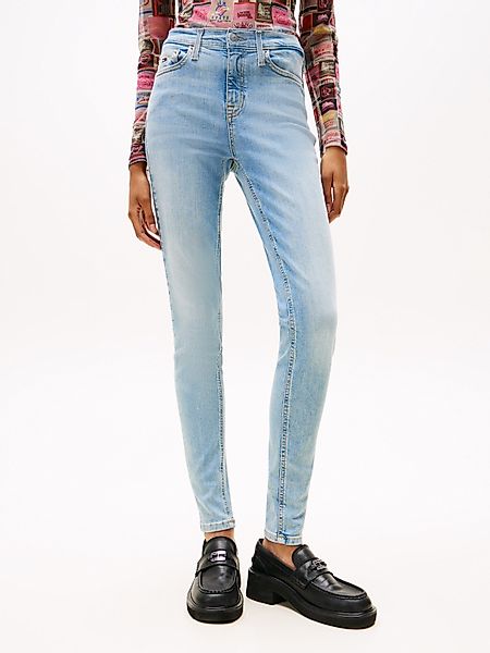 Tommy Jeans Skinny-fit-Jeans "NORA MR SKNY AH1280", mit Logo-Badge günstig online kaufen