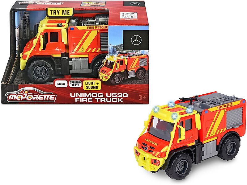 majORETTE Spielzeug-Feuerwehr Unimog U530 Fire Truck, günstig online kaufen