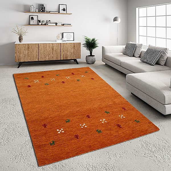 THEKO Wollteppich Gabbeh Motiv, Handweb Teppich, günstig online kaufen