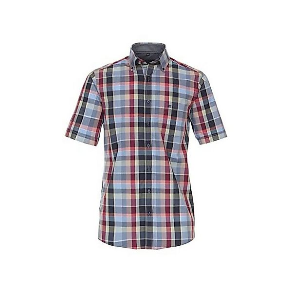CASAMODA Kurzarmhemd CASAMODA Freizeithemden kariert Comfort Fit blau (1-tl günstig online kaufen