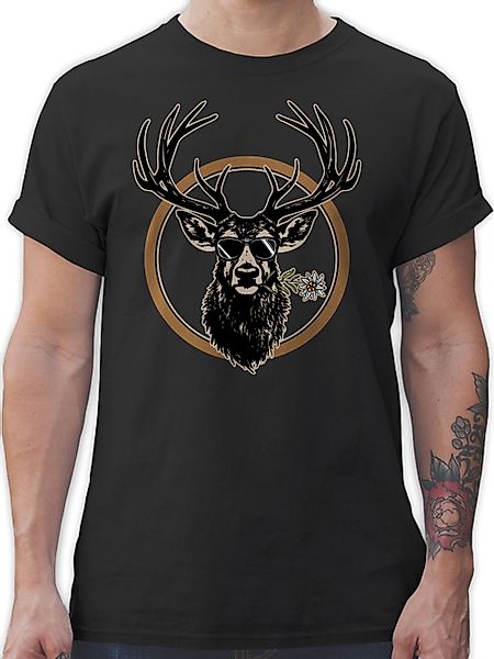 Shirtracer T-Shirt Cooler Hirsch Hirschgeweih Jäger günstig online kaufen