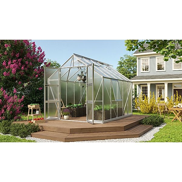 Vitavia Gewächshaus Olymp 8300 Alu 8,3 m² inkl. Fundament günstig online kaufen