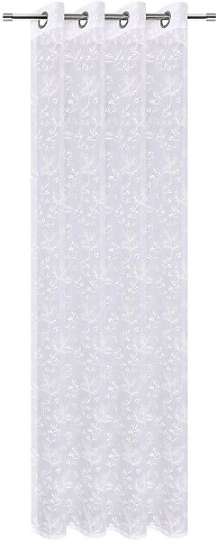 Gerster Gardine "Garda" Ösen 1 Stk. tlg. Ösenschal "Garda" offwhite günstig online kaufen