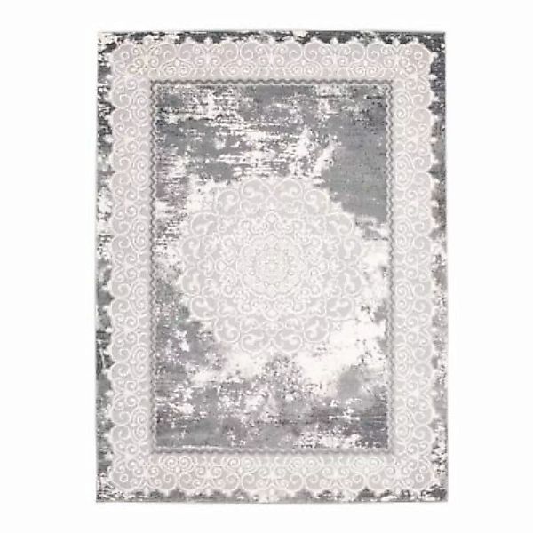 carpet city® Teppich Klassisch Platin 8058 Grau grau Gr. 200 x 290 günstig online kaufen