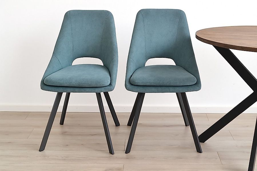 moebel-direkt-online 4-Fußstuhl Stühle im 2er-Set, in drei Farbenkombinatio günstig online kaufen