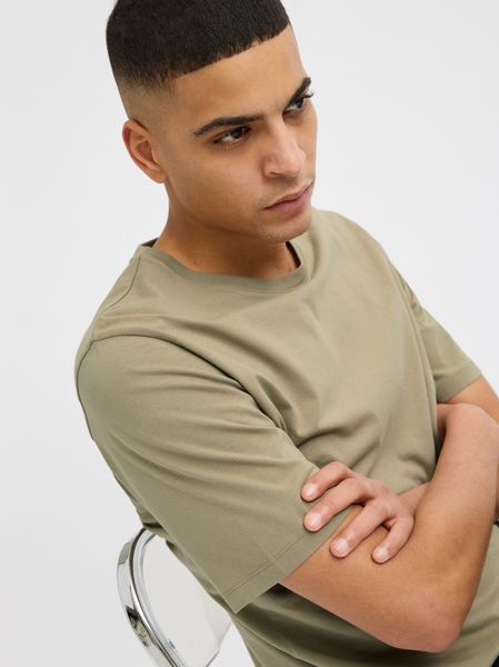 Jack & Jones Rundhalsshirt JJEORGANIC BASIC günstig online kaufen