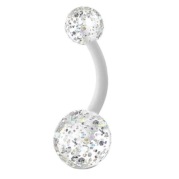 viva-adorno Bauchnabelpiercing Banane Barbell Bioflex Kunststoff günstig online kaufen