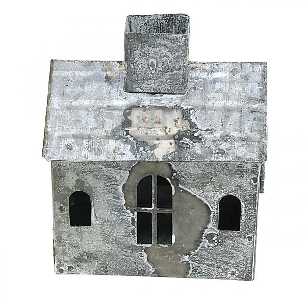 Viana Kerzenhalter Windlicht Haus Metall Shabby günstig online kaufen
