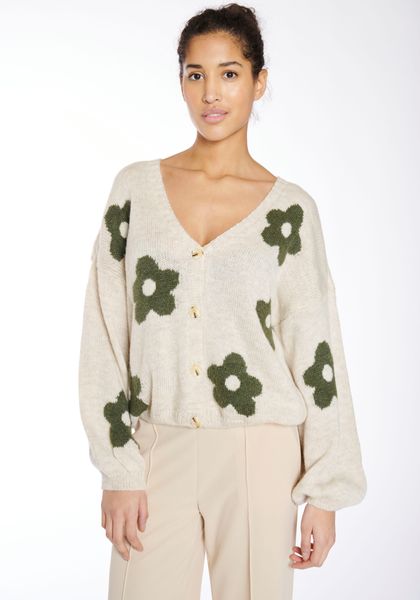 HaILY’S Strickjacke "LS A CD Fl44ower" günstig online kaufen