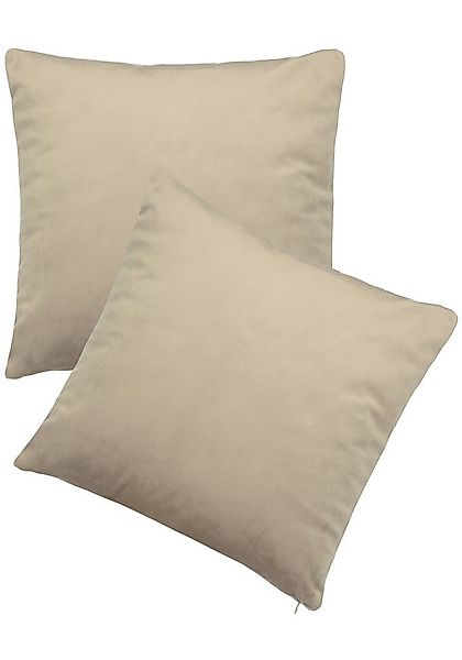 BRB HOME Kissenbezug Kissenhülle Samtkissenbezüge, (2 Stück), 40x40 cm, aus günstig online kaufen