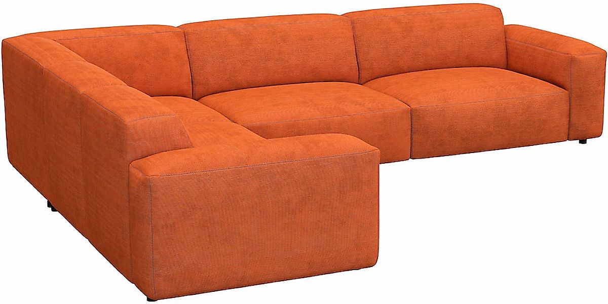 FLEXLUX Ecksofa »Lucera, super bequem durch hochwertigen Sitzaufbau mit Kal günstig online kaufen