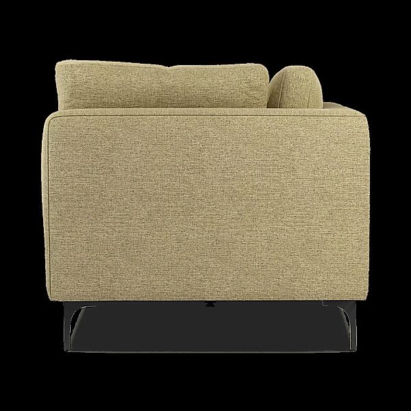 Monterosso 3-Sitzer Sofa, Senfgelb und Schwarz - MADE.com günstig online kaufen