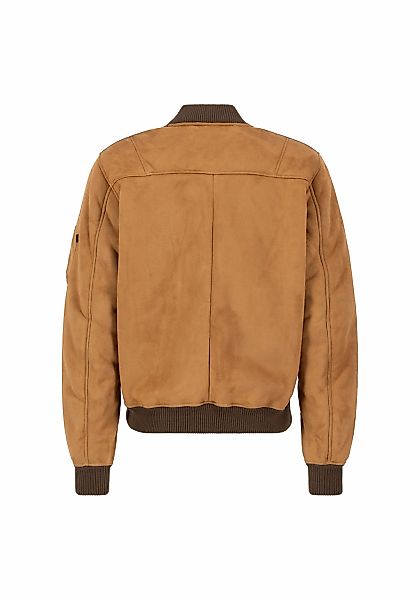 Alpha Industries Bomberjacke "MA-1 Faux Suede" günstig online kaufen