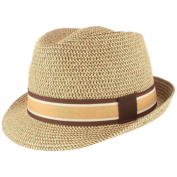Breiter Strohhut Rollbarer Trilby mit UV-Schutz günstig online kaufen