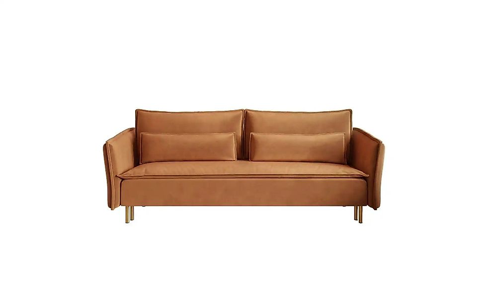 Selsey Schlafsofa  Ummo ¦ gelb ¦ Maße (cm): B: 230 H: 88 Polstermöbel > Sof günstig online kaufen