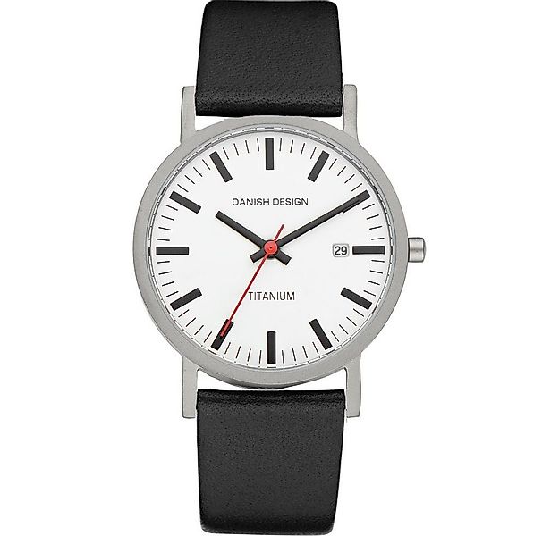Danish Design Titanuhr DANISH DESIGN Herren Armbanduhr RHINE IQ24Q199 weiß günstig online kaufen