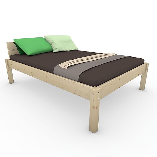 TUGA-Holztech Massivholzbett Pfostenbett Massivholzbett "Daybett" 80 günstig online kaufen
