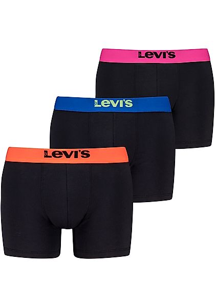 Levis Boxer, (3er-Pack), mit kontrastfarbenem Logobund, Geschenkbox günstig online kaufen