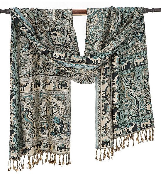 Guru-Shop Halstuch Indischer Schal, Schultertuch, Boho Stola mit.. günstig online kaufen