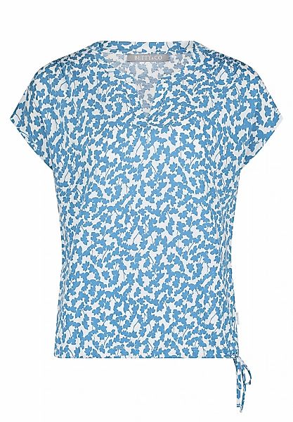 Betty&Co Kurzarmshirt "Betty & Co Casual-Shirt mit Tunnelzug", Druck günstig online kaufen