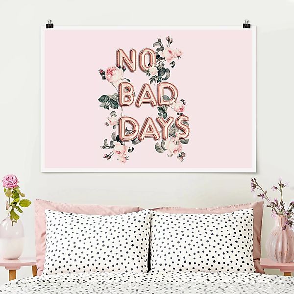 Poster No Bad Days günstig online kaufen