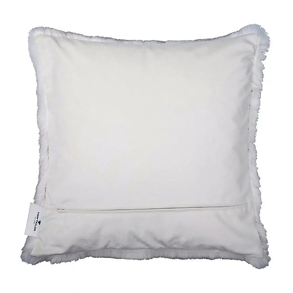 home24 Tom Tailor Kissenbezug T-Cozy Pastel Weiß 40x40 cm (BxH) Natur Desig günstig online kaufen